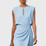 Elena - Abito midi elegante a portafoglio
