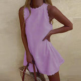 Mini Abito Chic Wave Edge
