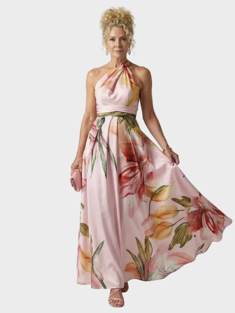Emilia - Abito lungo a fiori