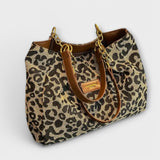 Cecilia - Borsa in tela leopardata
