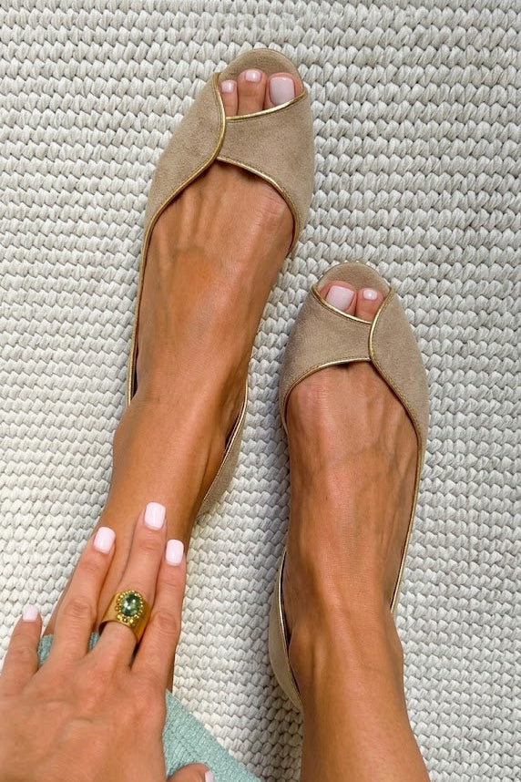 EVELYN | Ballerine D'Orsay Open Toe