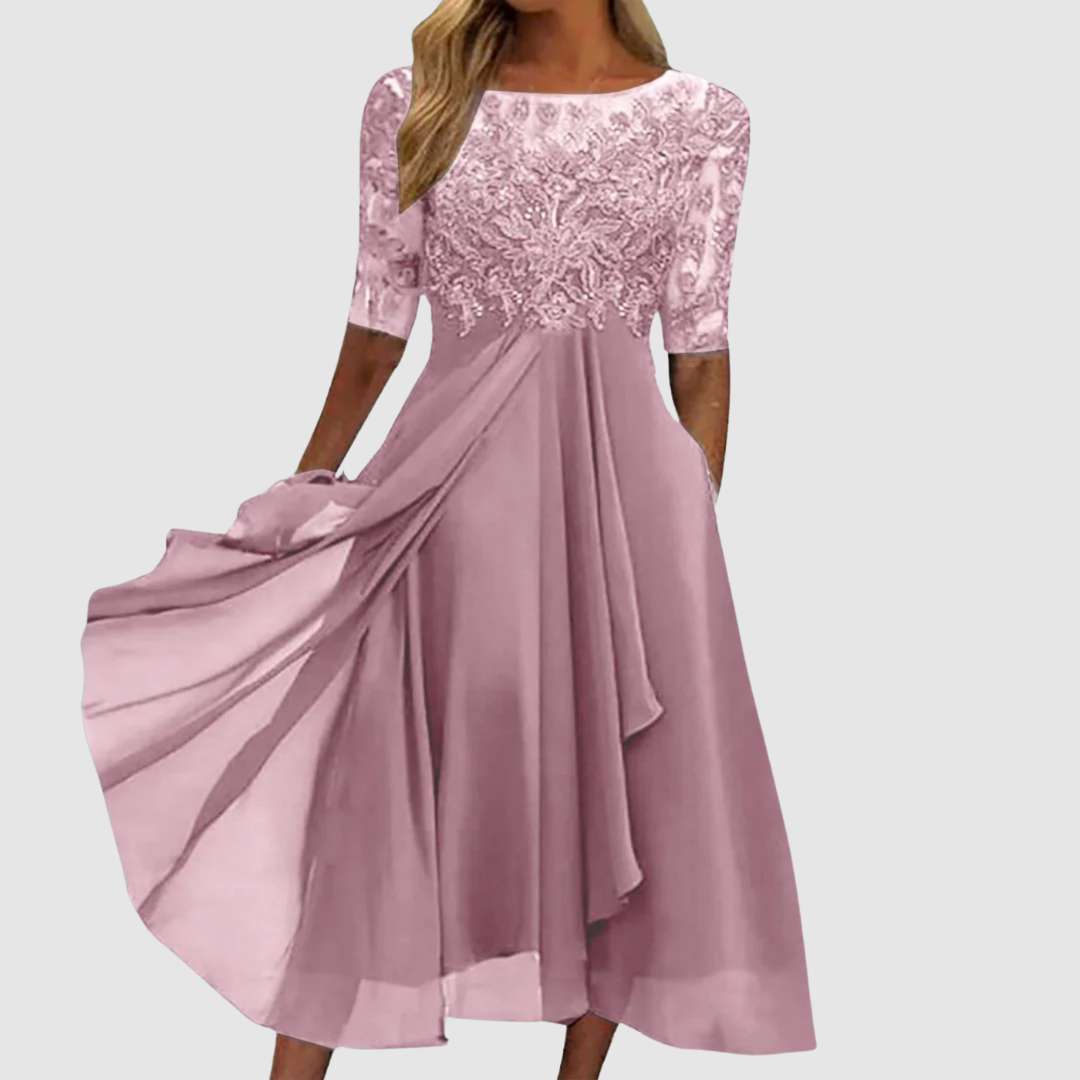 Leontina - Abito elegante in pizzo