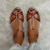GOLDIE | Sandali con Fibbia e Cinghia Colorata
