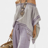 Natalia - Completo boho Bardot