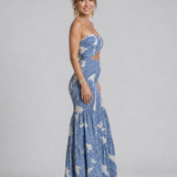 Azalée | Set al tramonto con crop-top e gonna