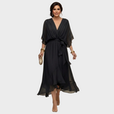 Monica Chiffon - Abito con scollo a V