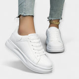 Stella - Sneakers in pelle bianca
