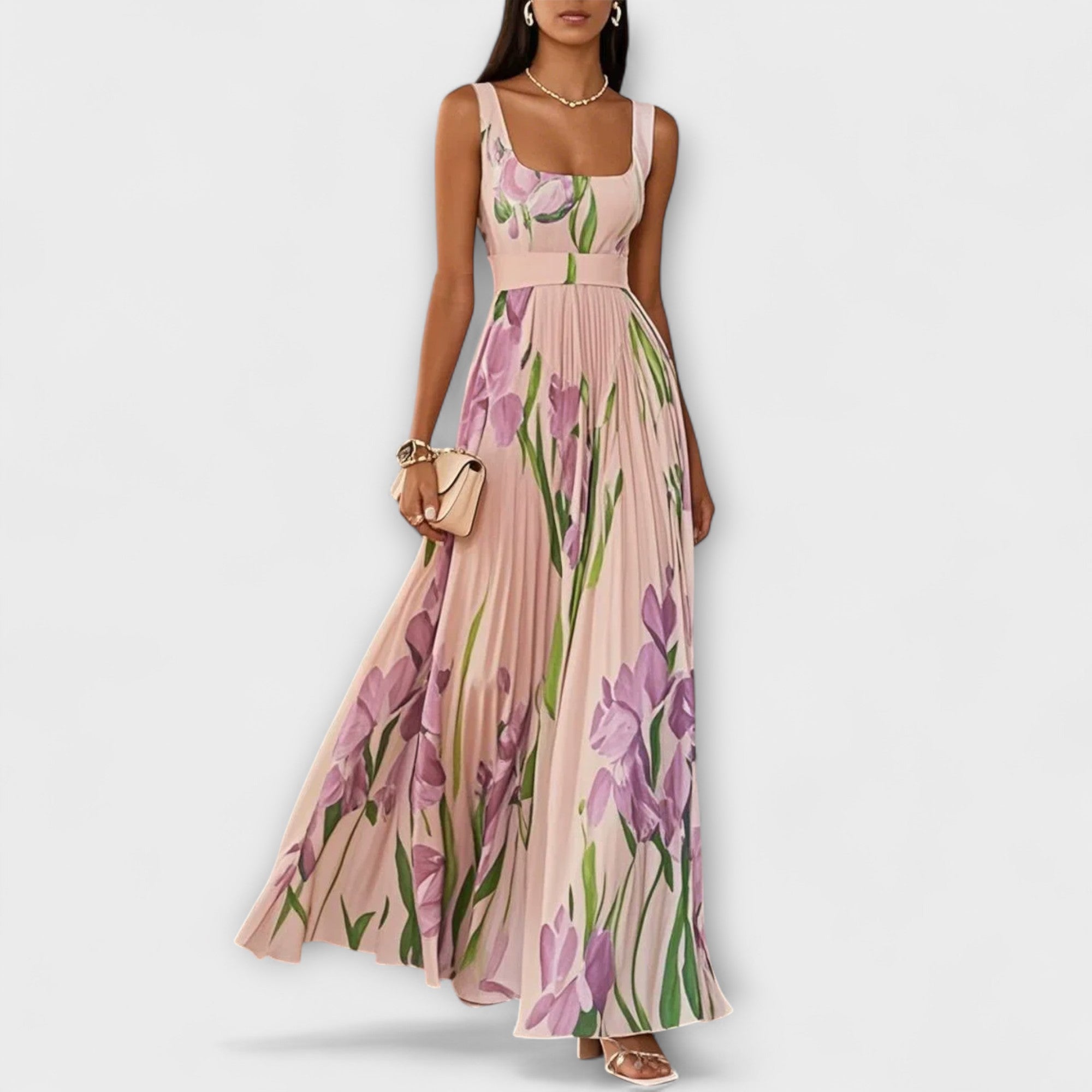 Penelope - Abito lungo in chiffon