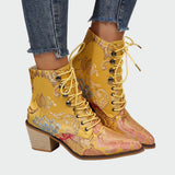 Ursula - Scarpe in pelle con fiori
