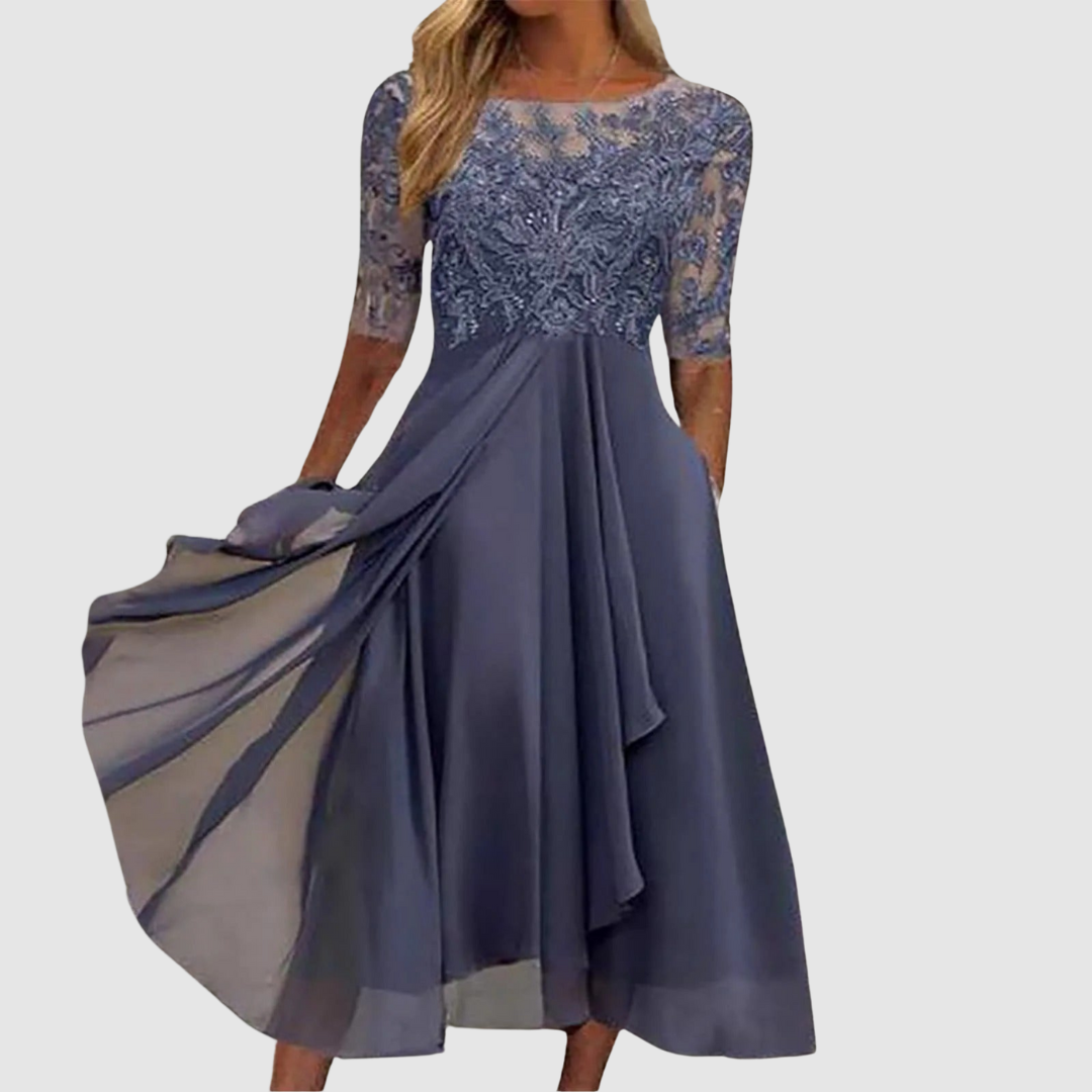 Leontina - Abito elegante in pizzo
