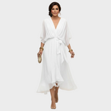 Monica Chiffon - Abito con scollo a V