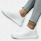Stella - Sneakers in pelle bianca