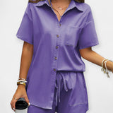 Carolina - Completo comodo con camicia e shorts