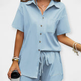 Carolina - Completo comodo con camicia e shorts