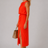 Nicole | Abito estivo elegante con spacco