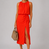 Nicole | Abito estivo elegante con spacco