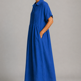 Océane | Abito estivo maxi blu