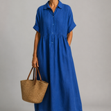 Océane | Abito estivo maxi blu