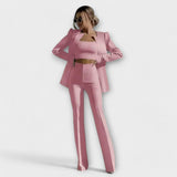 Selina - Completo di stile in 3 pezzi (blazer, top, pantaloni)