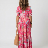 Line | Abito midi floreale romantico con scollatura a V