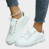 Ester - Sneakers moderne con dettagli e trama trapuntata