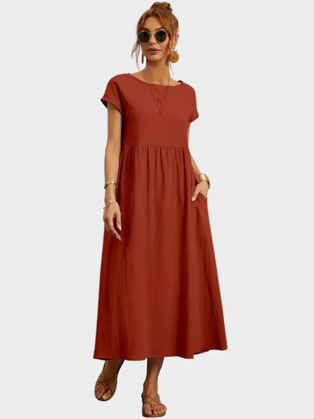 Gabriella™ - Abito midi dallo stile elegante e senza tempo