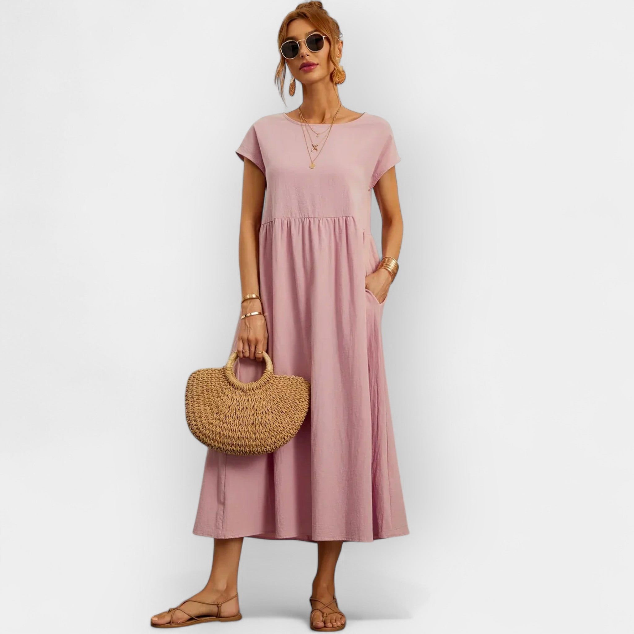 Abiti leggeri in cotone con tasche