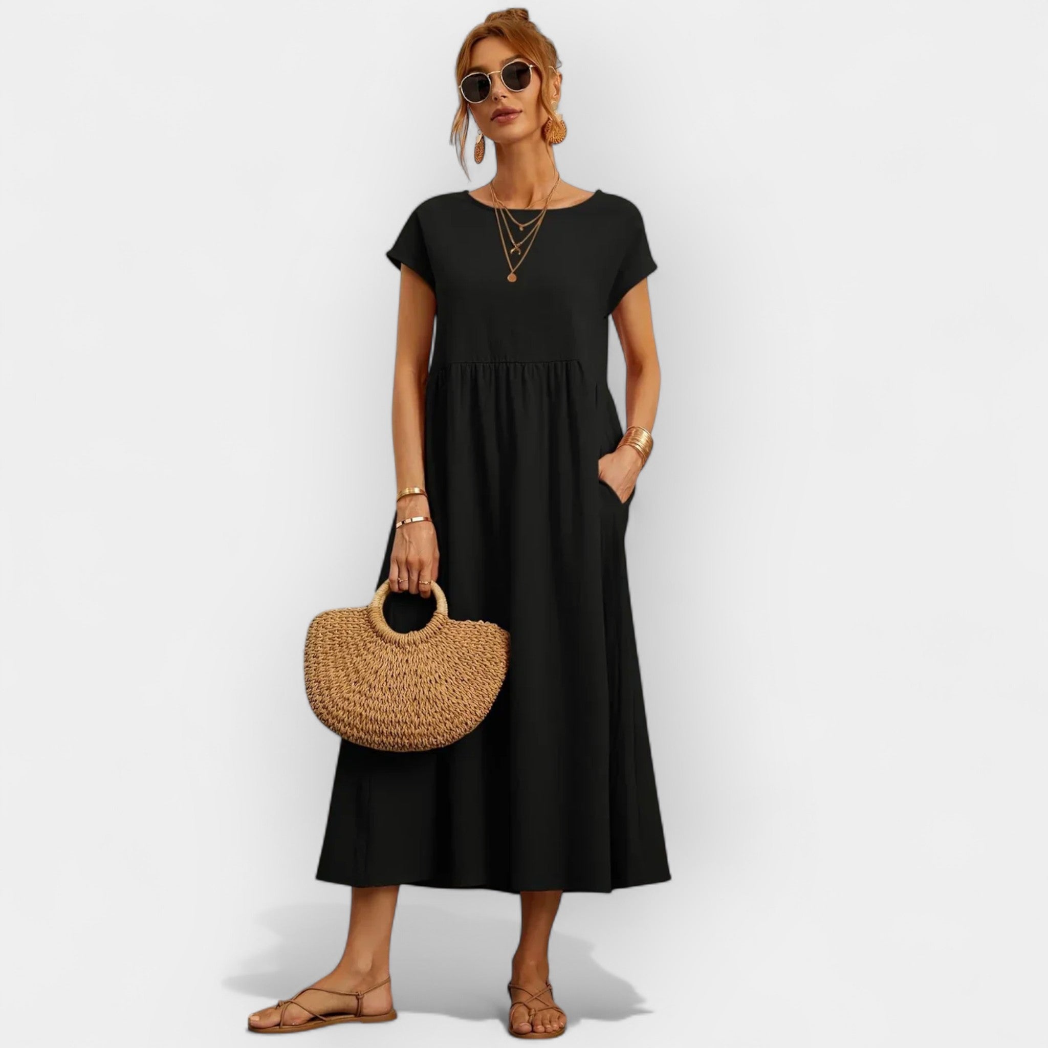 Abiti leggeri in cotone con tasche