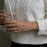 Bracciale dorato Mykonos