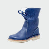 Valeria - Scarpe in pelle impermeabili con fodera in lana