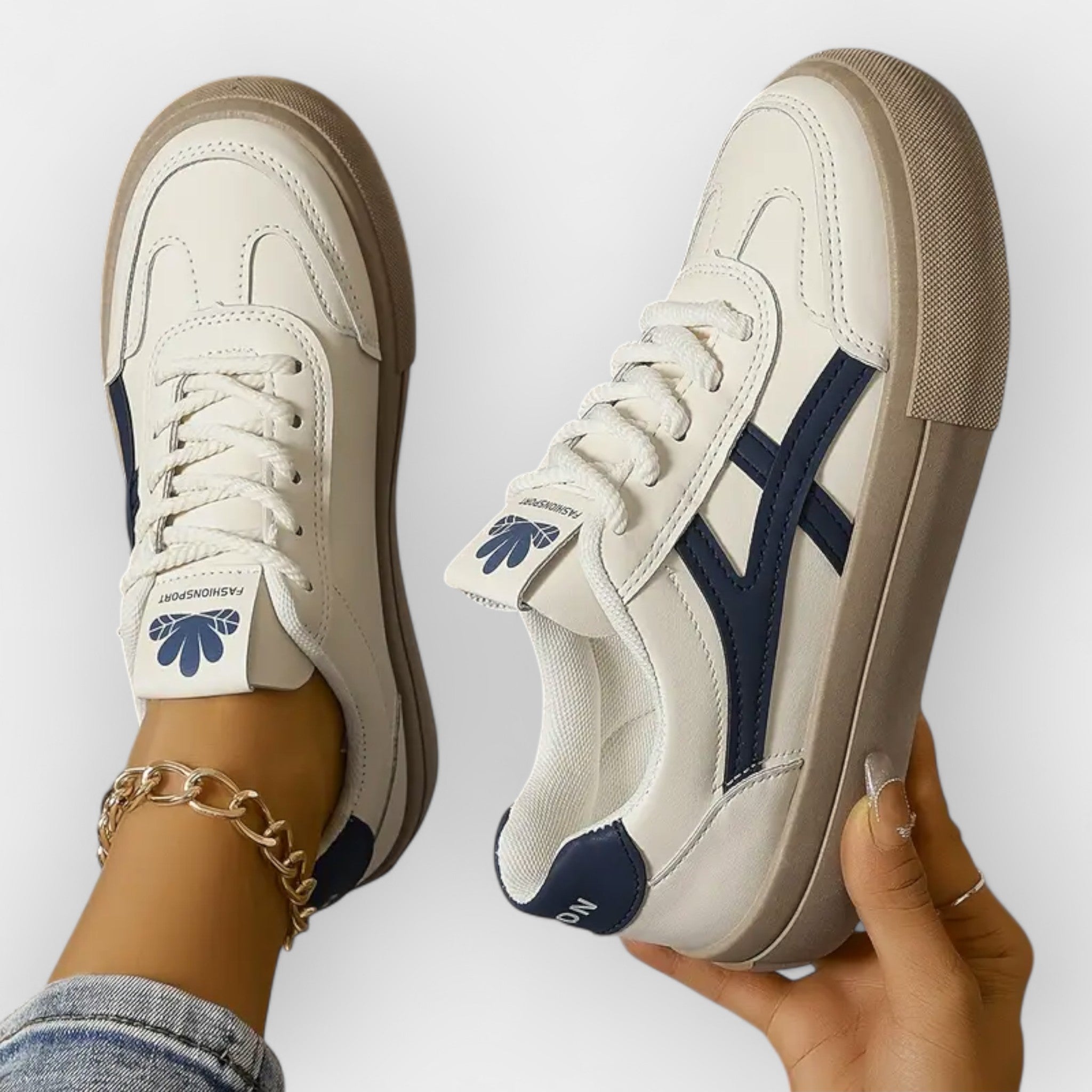 Emilia - Sneakers retrò con plateau