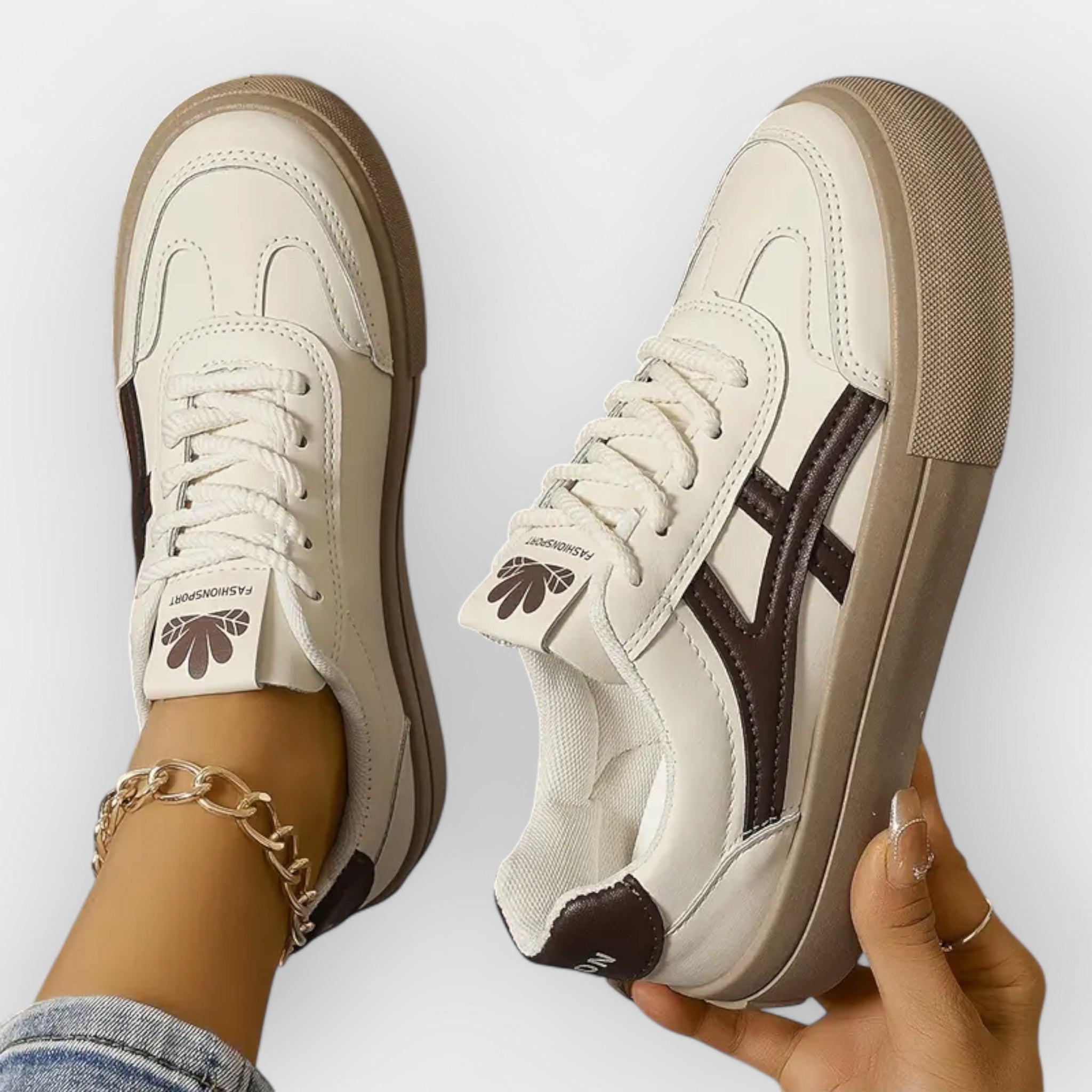 Emilia - Sneakers retrò con plateau