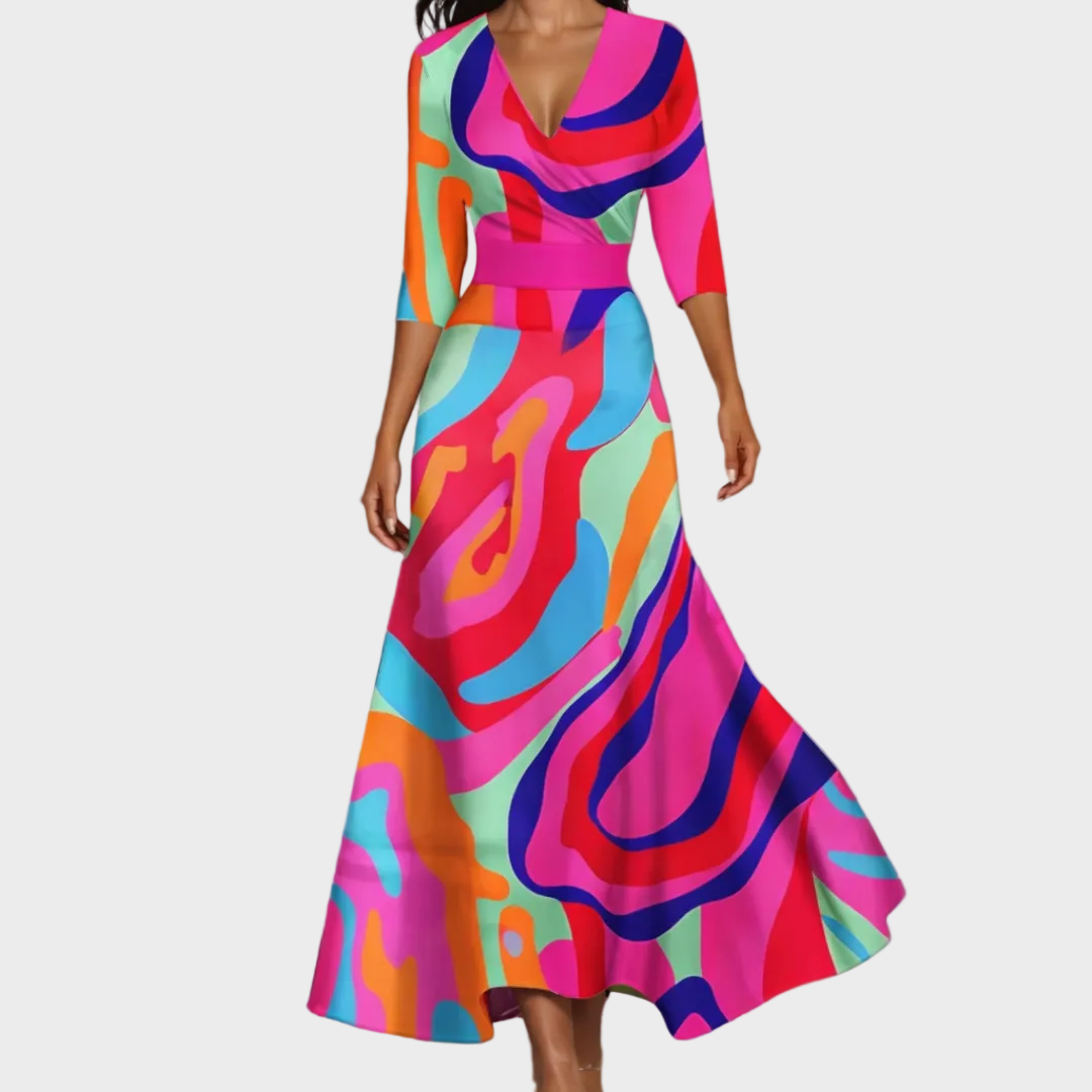 Emilia - Abito lungo elegante e leggero