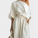 Mila - Completo 2 pezzi con spalle scoperte