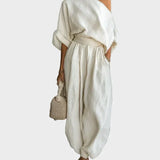 Mila - Completo 2 pezzi con spalle scoperte