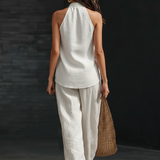 Zoe™ Set Senza Maniche con Pantaloni Larghi