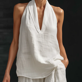 Zoe™ Set Senza Maniche con Pantaloni Larghi