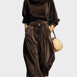 Ada - Completo ampio in velour