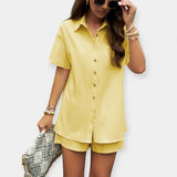 Carolina - Completo comodo con camicia e shorts