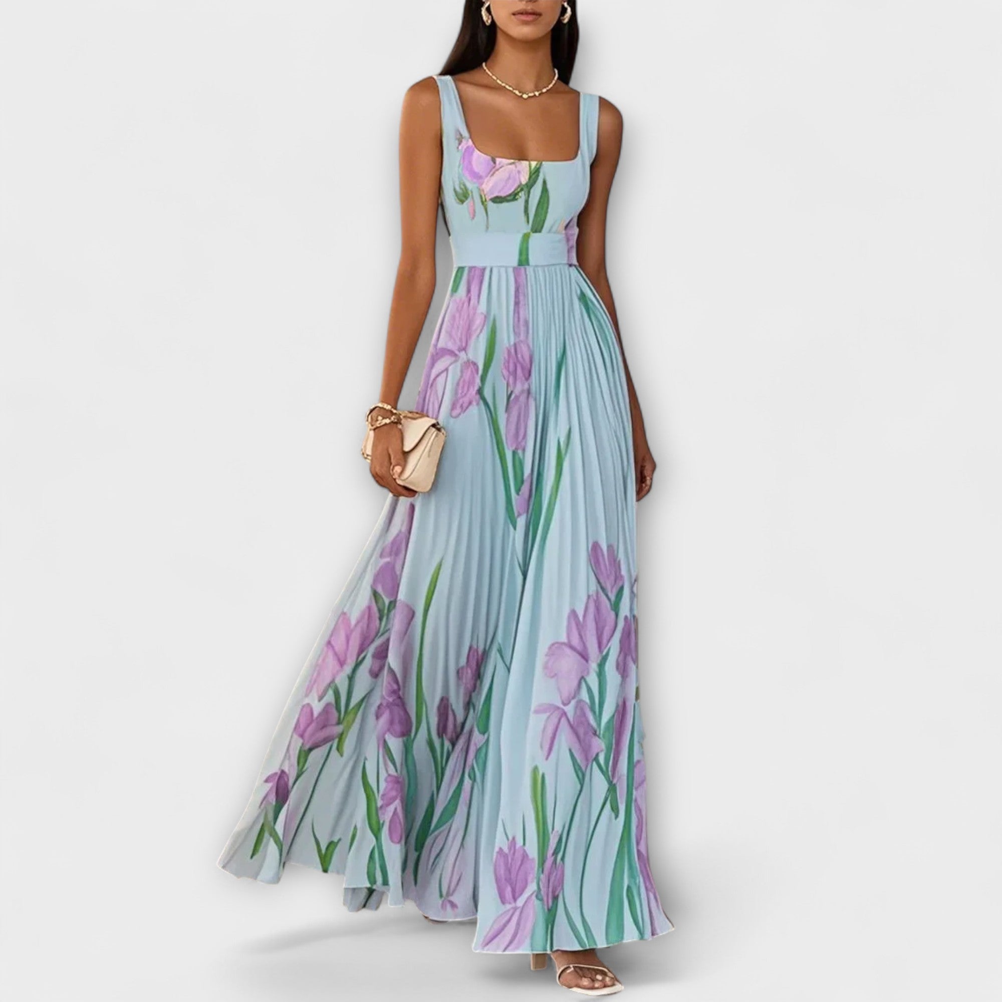 Penelope - Abito lungo in chiffon