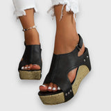 Mia - Sandali vintage con plateau