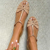 LORETTA | Sandali Retro Peep Toe T-Strap