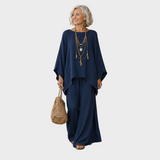 Beata - Completo elegante in lino in due pezzi