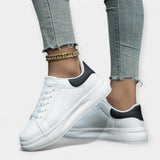 Stella - Sneakers in pelle bianca