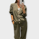 Lorella - Completo con cardigan e pantaloni