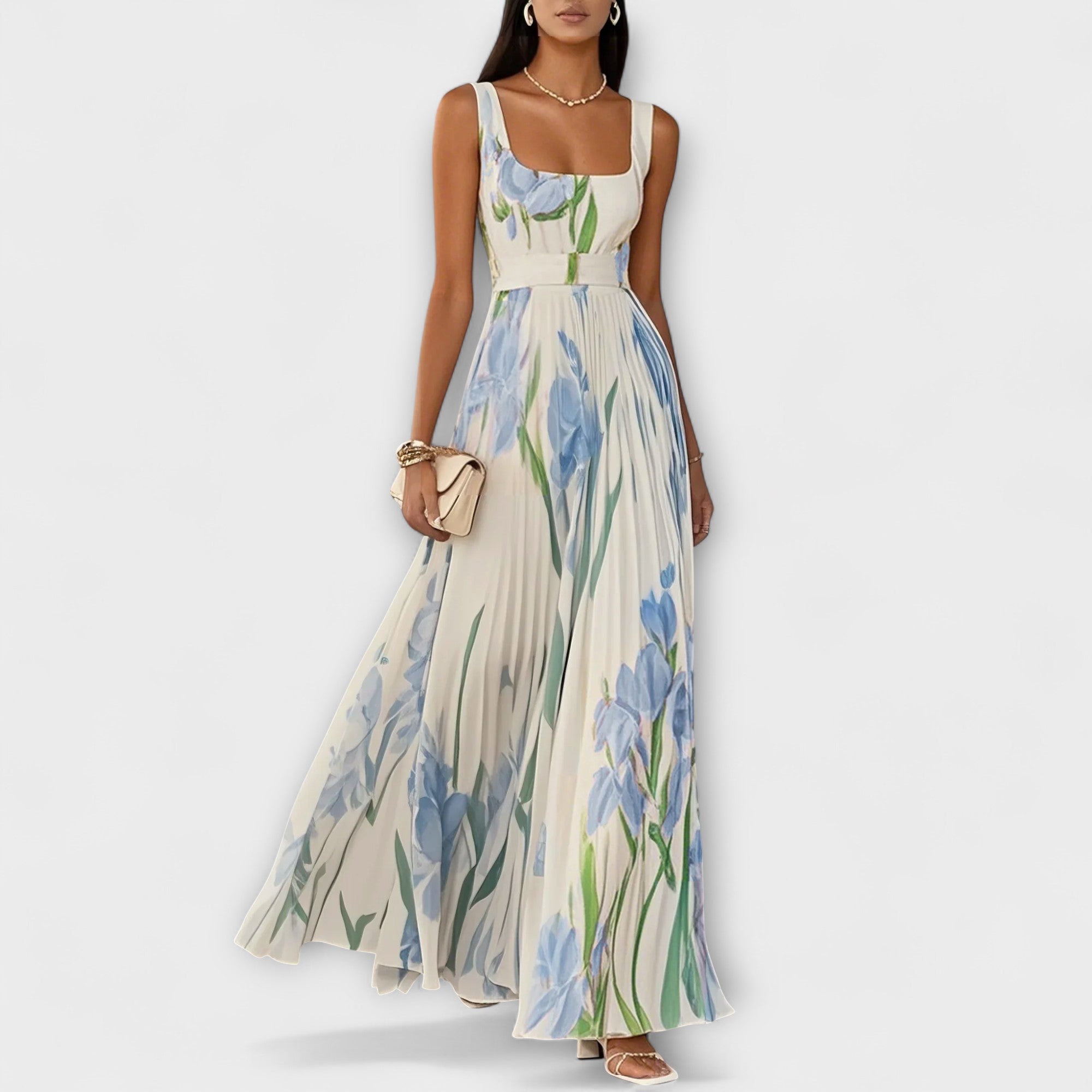 Penelope - Abito lungo in chiffon