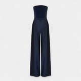 Nina - Completo salopette con spalline in pizzo